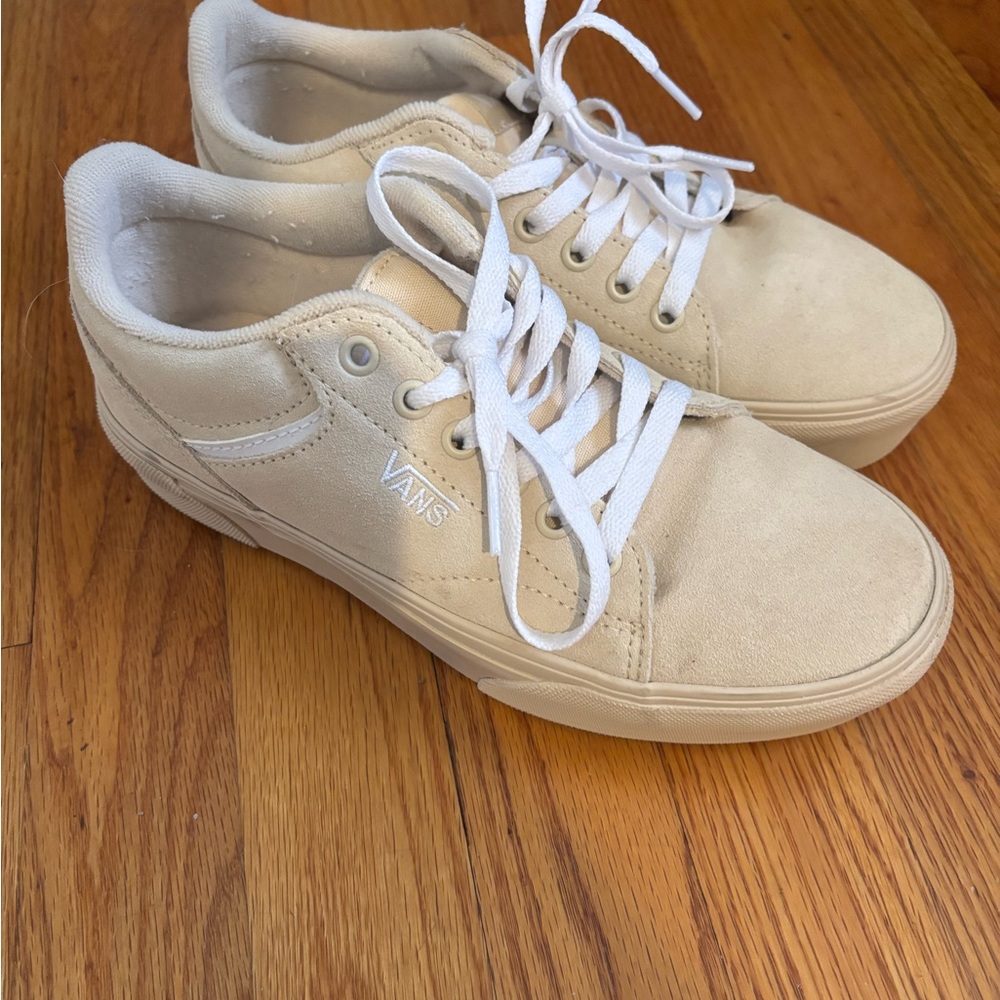 Vans Off-White Canvas Sneakers